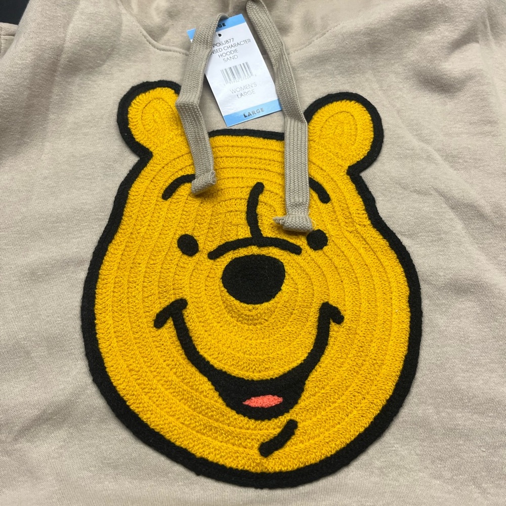 Women’s Winnie the Pooh hooded sweatshirt - Size: Large - Brand new with tags - Picture 6 of 8